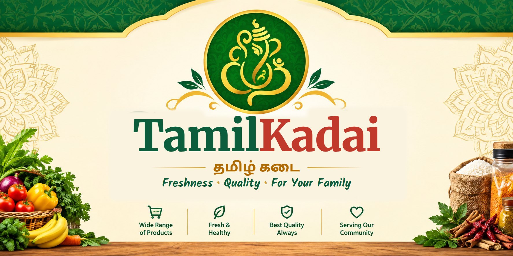TamilKadai — Freshness, Quality, For Your Family